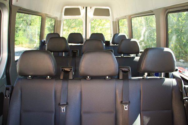 12-seat Sprinter (interior)