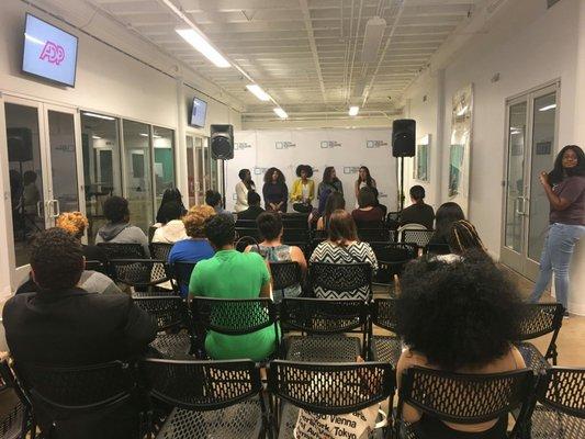 The girls who code event