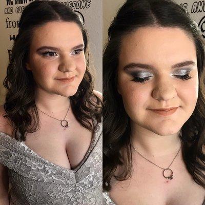 Prom makeup