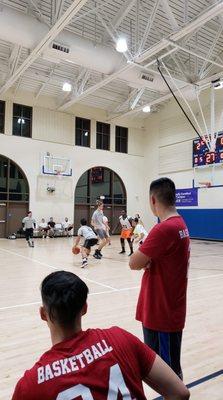 LASportsNet Basketball League game