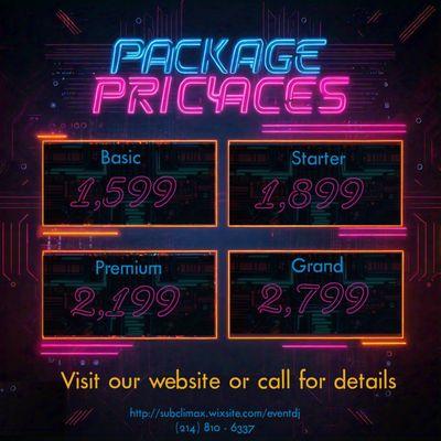 Package Prices