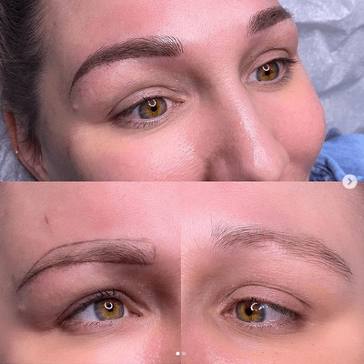 Before and After - Microshading Eyebrows