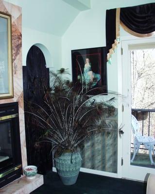 The Art Deco room with a spectacular balcony view.