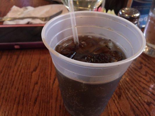 My Diet Coke went from a glass to plastic what a extremely classy place. Never again.