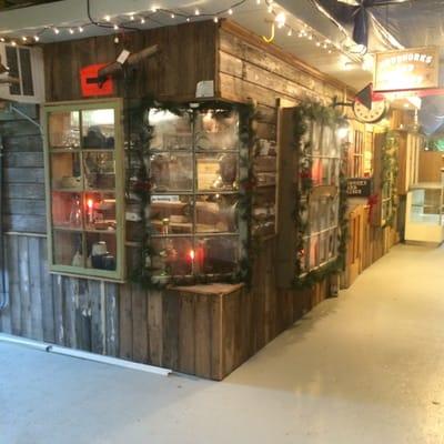 Our air conditioned little store inside the Kyle flea market