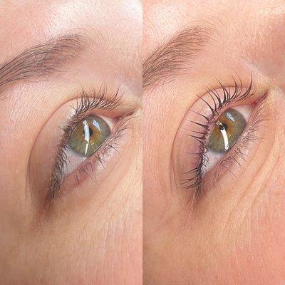 Lash lift + lash stain