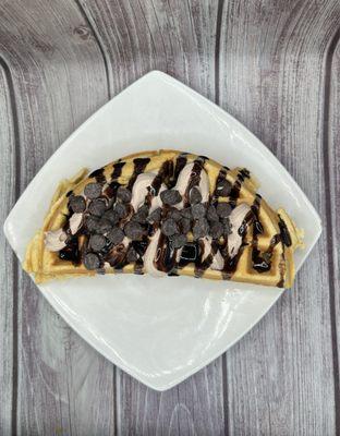 Silly Nana protein waffle