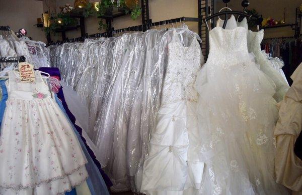 1/3 of the wedding gowns! Also flower girl dresses and mother of the bride