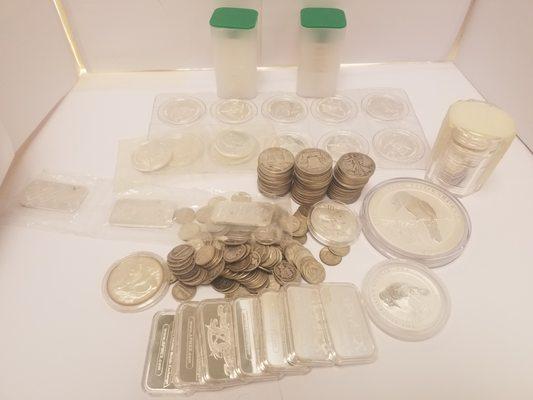 We Buy/Sell Silver Bullion silver coins