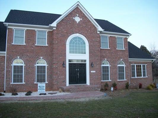 Double Hung Window replacements and Front Entry Door and Sidelights