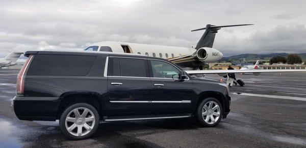 Transportation to Napa Jet Center - SF Driven Limo Service