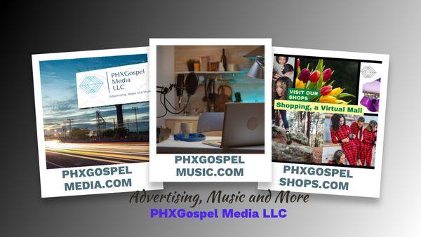 Our brand has an Advertising Agency, A Music Division and an Online Shopping Experience. Welcome to the PHXGospel brand!