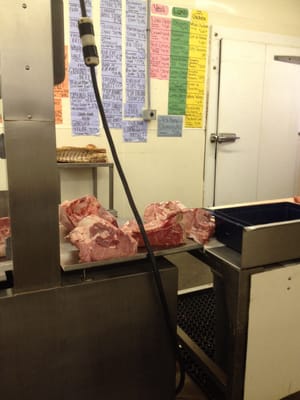 Butcher table