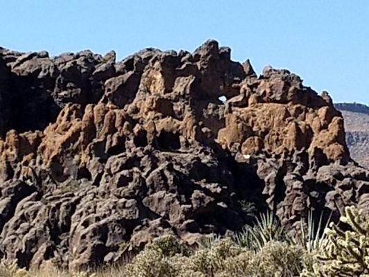 Pix of the hole, from a distance, apparently you can hike to it.