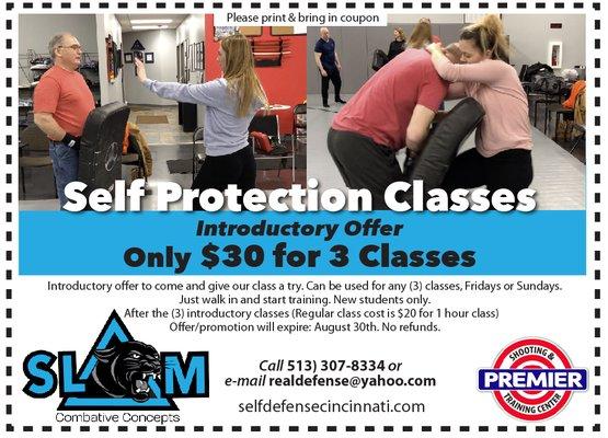 Coupon to try our class. Only $30 for 3 classes!