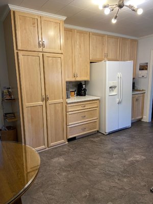 South side of kitchen after remodel.