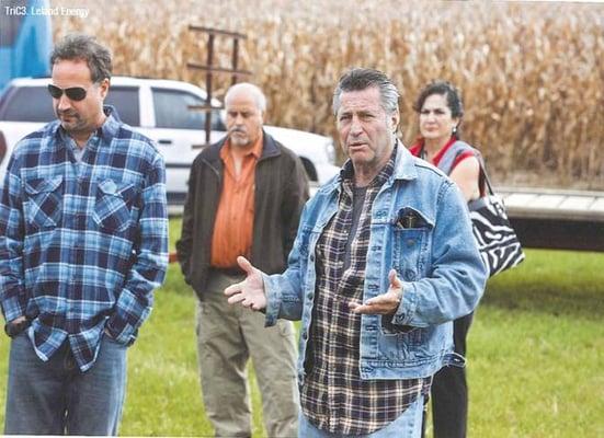 Steve Thompson, CEO, with partners during '10 Well Tour in KY