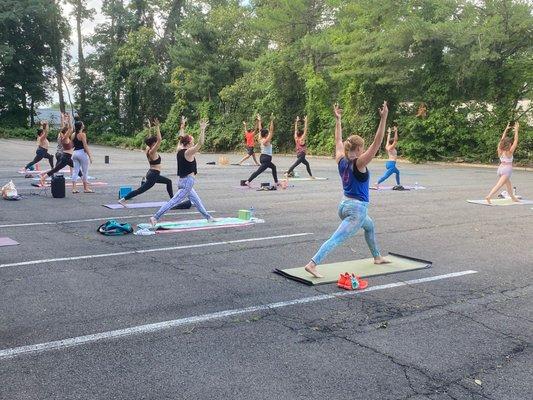 Outdoor Yoga at Flow Mahwah