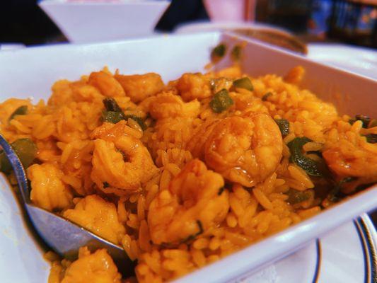 Camarones con arroz