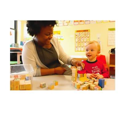 Manipulatives with Ms. Charlene.