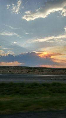 Just a sunset on the way to Albuquerque,NM from Carlsbad,NM