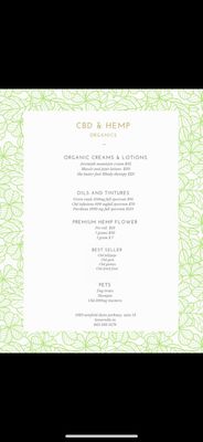 Cbd & Hemp Organics