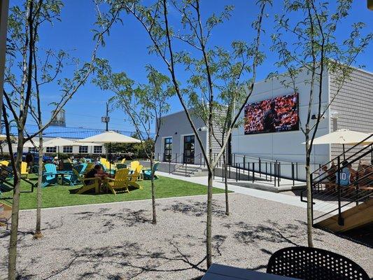 Outdoor courtyard