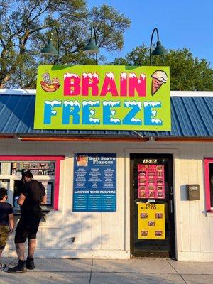 Brain Freeze.