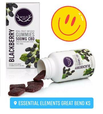 Wyld Broad Spectrum Hemp CBD Gummies @ Essential Elements Great Bend KS!!