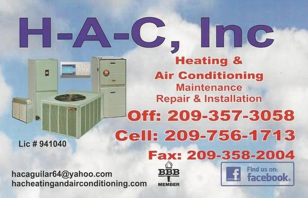 It's heating up in California . Give us a call don't be left out in the heat.