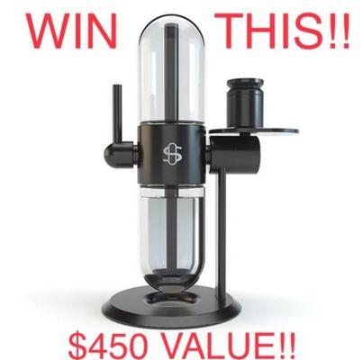 Enter to Win this Gravity Hookah with a purchase of $100 or more!!