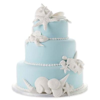 Sea Shells Wedding Cake