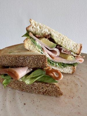 Turkey Bacon Avocado sandwich