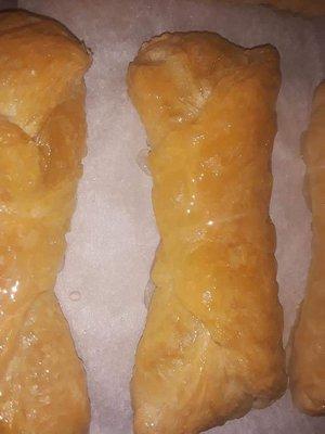 Quesitos: Sweet cheese filled pastries