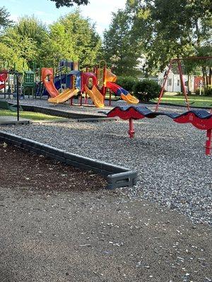 Playground with soft padding