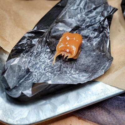 Salted Whiskey Caramels