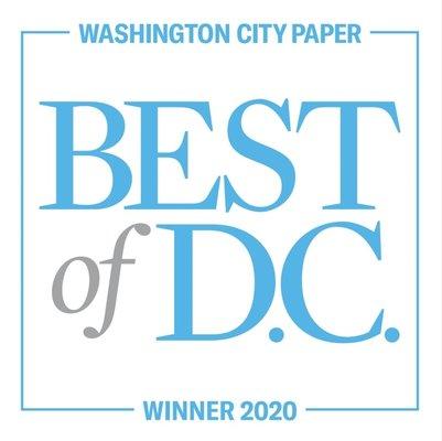 Winner of Best Life Coach in DC 4 years in a row!