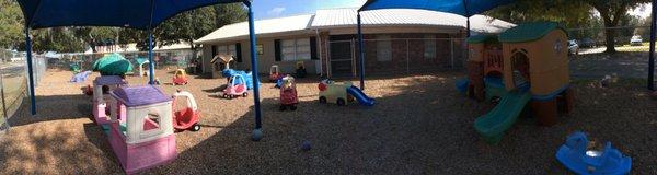 A Playground at Toddle Inn for 1 year old children.