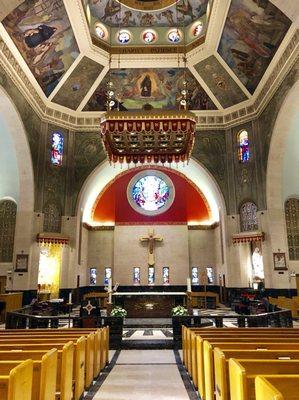 The chapel from the entrance