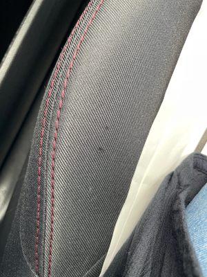 Upholstery tear