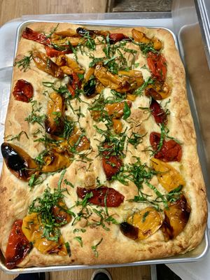 Fresh focaccia