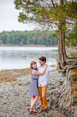 Adam's Point Engagement Session in NH