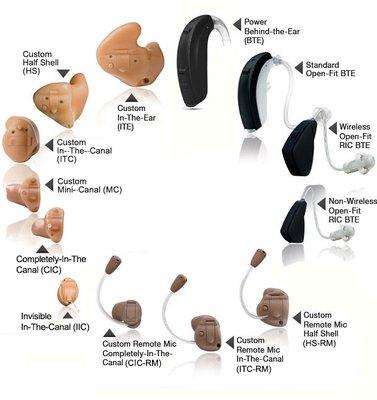 We repair all makes & all models of hearing aids!