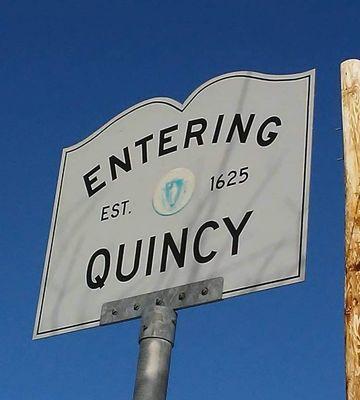 Entering Quincy