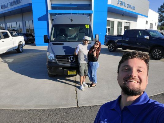 Our 2018 Mercedes and Conrad that helped us %