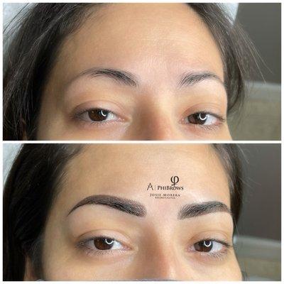 Combination Brows (microshading)