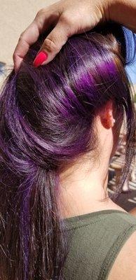 Pop of purple please