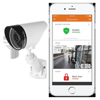 Top of the line outdoor cameras that let you know when someone is on your property. Video clips are sent right to your phone.