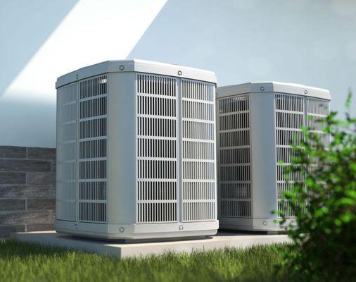 Installations of rooftop HVAC Units.