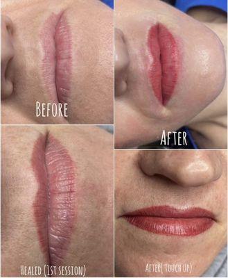 Lip blush.